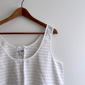 J.Crew Striped Woven Cotton Tank Top